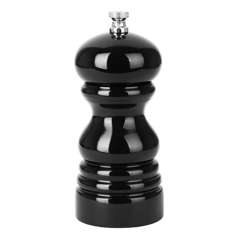 Betrouwbaar Olympia Zout- of Pepermolen Zwart Hevea Hout 125mm