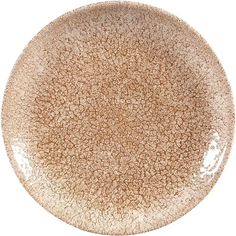 Churchill Raku Garnet Orange Evolve coupe bord 16.5 cm pak van 12 Tijdelijk Beschikbaar