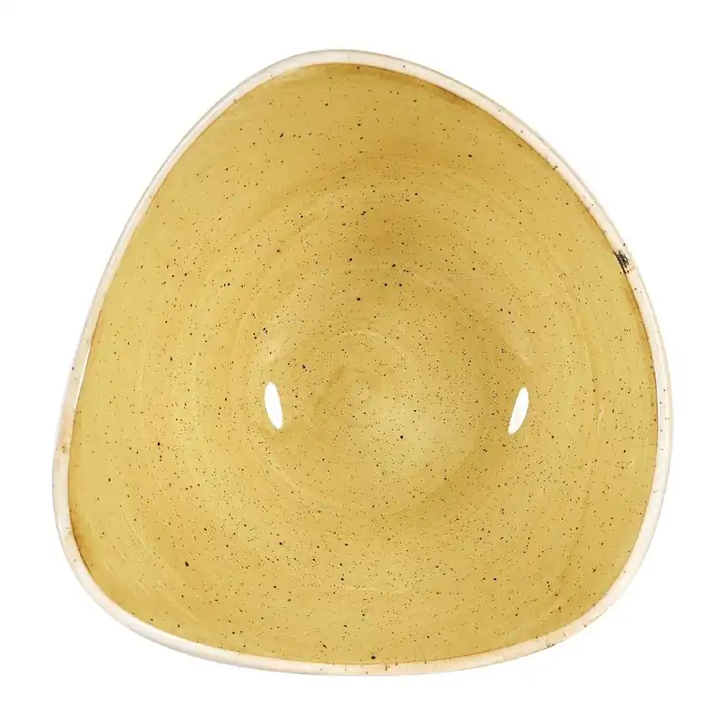 Beste Prijs Churchill Stonecast Mustard Lotus kom 15.3 cm pak van 12