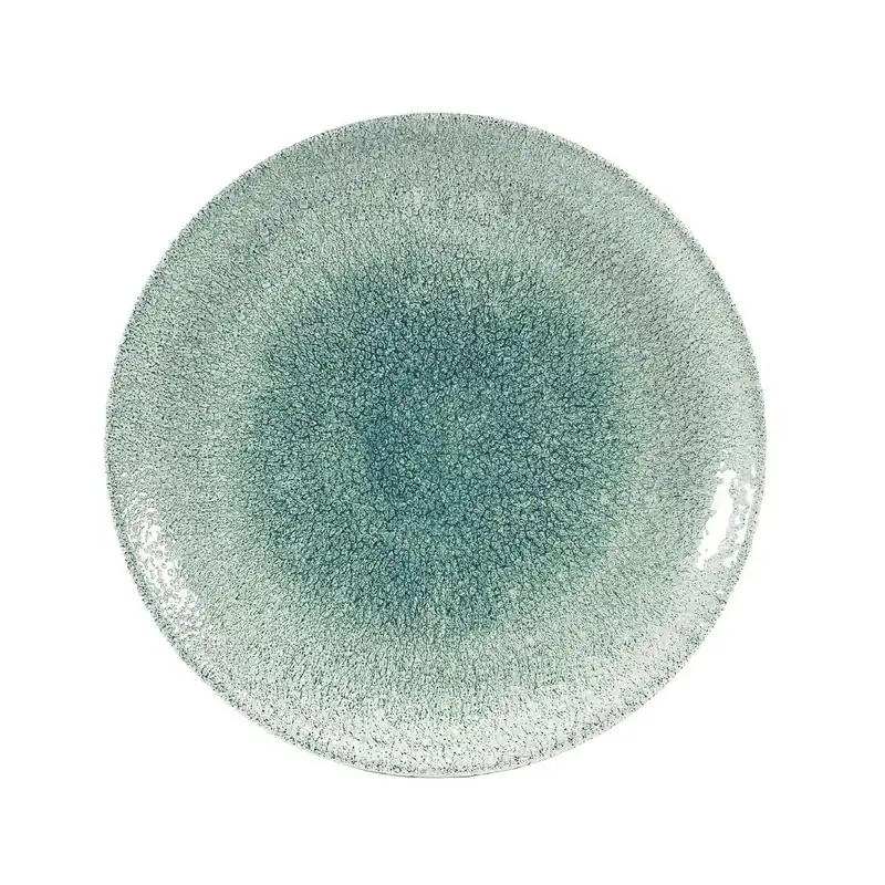 Meest Verkocht Churchill Raku Jade Green Evolve coupe bord 28.6 cm pak van 12