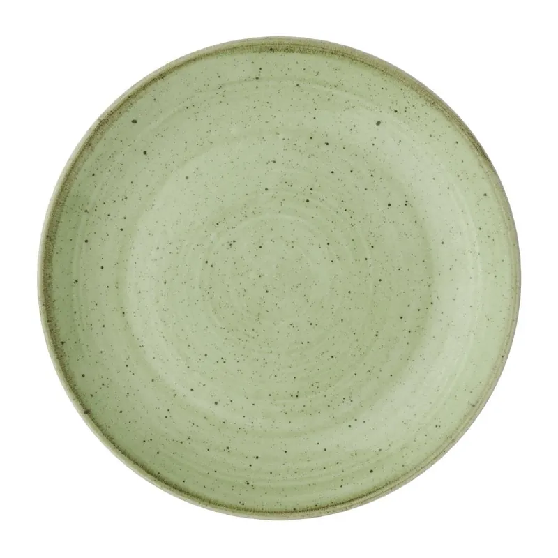 Churchill Stonecast Sage Green coupe borden 165mm (Pak van 12) Hoge Kwaliteit