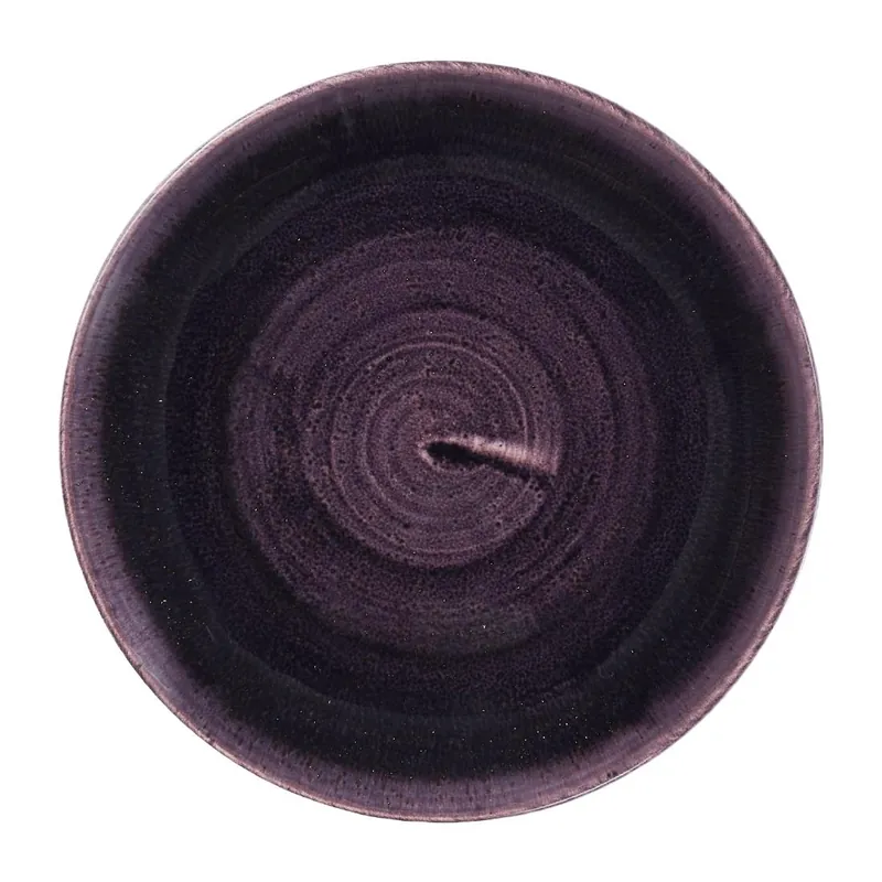 Hete Deal Churchill Stonecast Patina Cobalt Deep Purple Evolve coupe bord 16.5 cm pak van 12