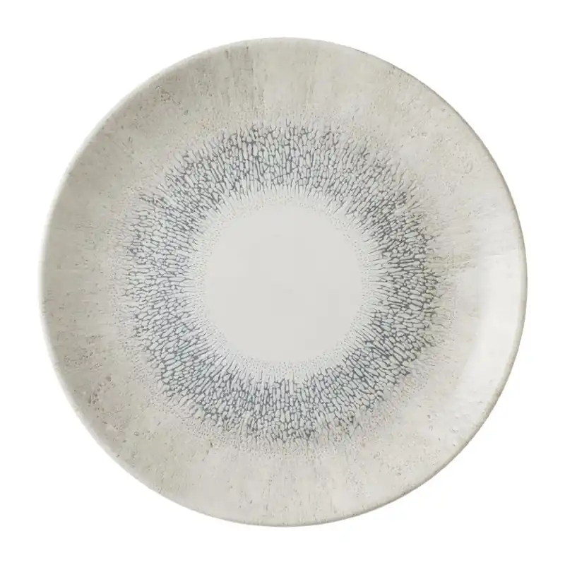 Laatste Versie Churchill Studio Prints Fusion Grey coupe bord 26 cm pak van 12