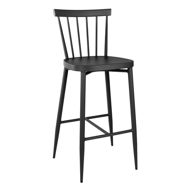 Bolero windsor aluminium zwarte hoge krukken (pak van 2) Snelle Levering