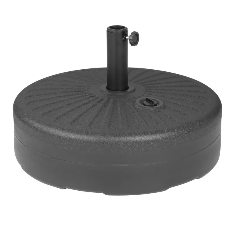 Merkproduct Bolero zwart kunststof parasolvoet 40ltr