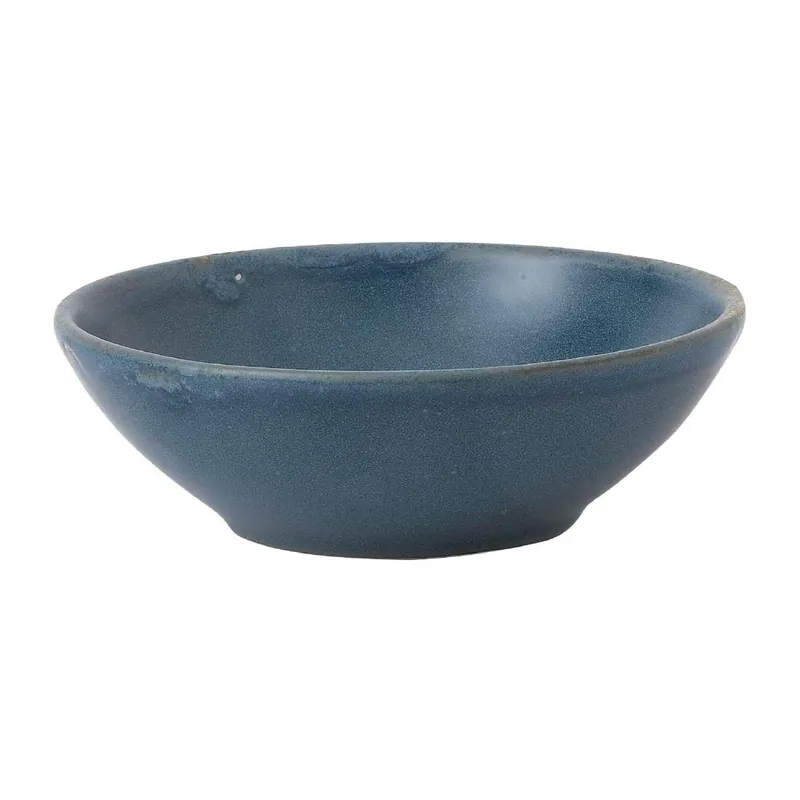 Churchill Oslo Blue Contour ondiepe kom 255 ml pak van 12 Uitverkoop