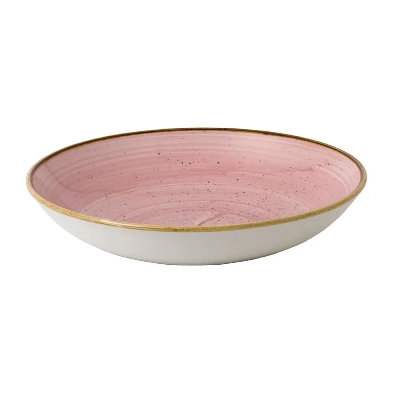 Populair Churchill Stonecast Petal Pink schalen 118cl (Pak van 12)
