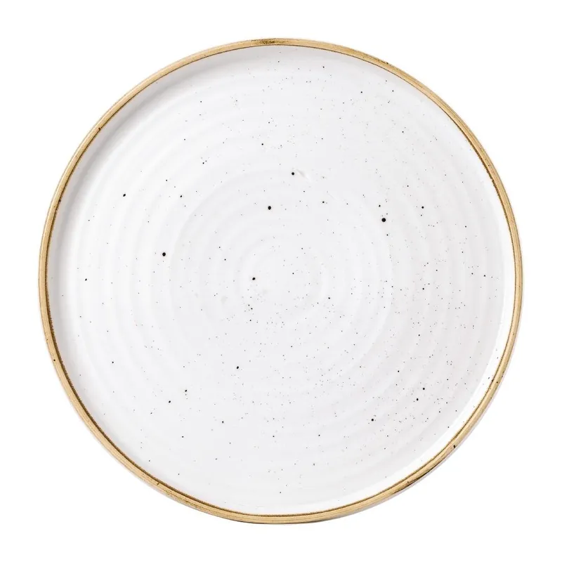 Meest Verkocht Churchill Stonecast Barley White bord met opstaande rand 27.9 cm pak van 6
