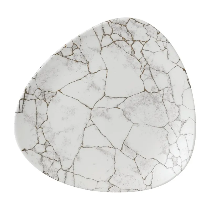 Churchill Studio Prints Kintsugi Agate Grey Lotus borden 254mm (Pak van 12) Favoriet