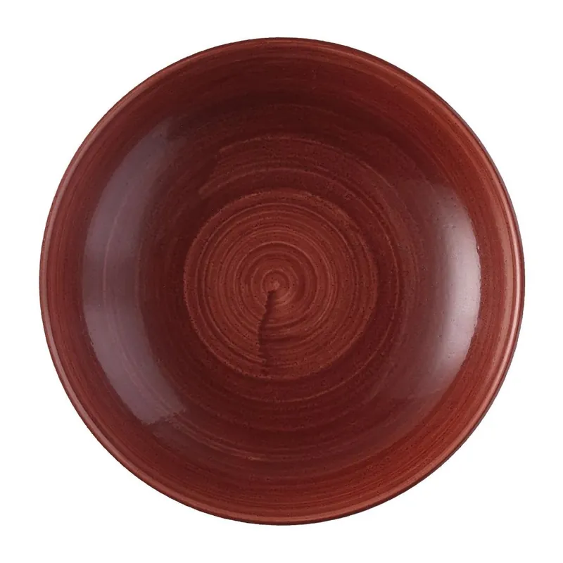 Bestseller Churchill Stonecast Patina Red Rust Evolve coupe schalen 248mm (Pak van 12)