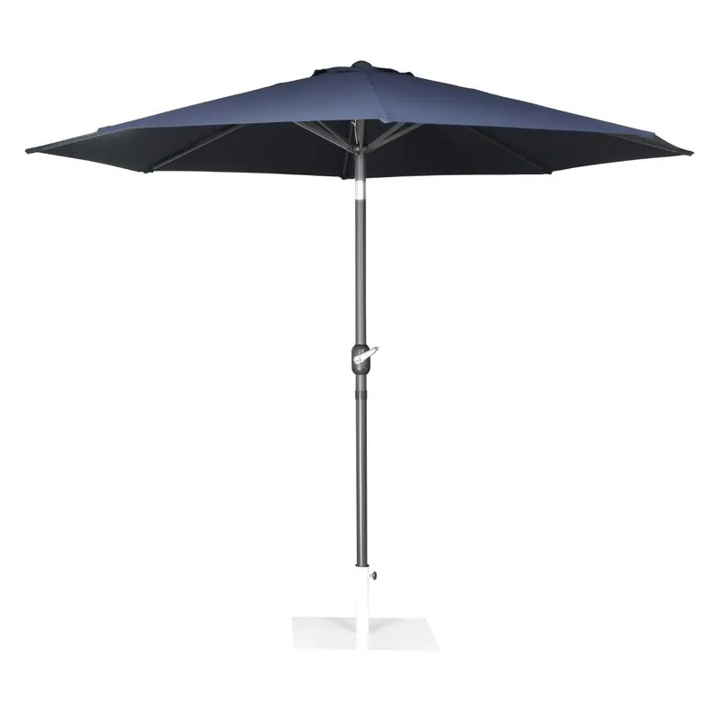 Bolero sevilla ronde parasol 3m diameter marineblauw Hoge Kwaliteit