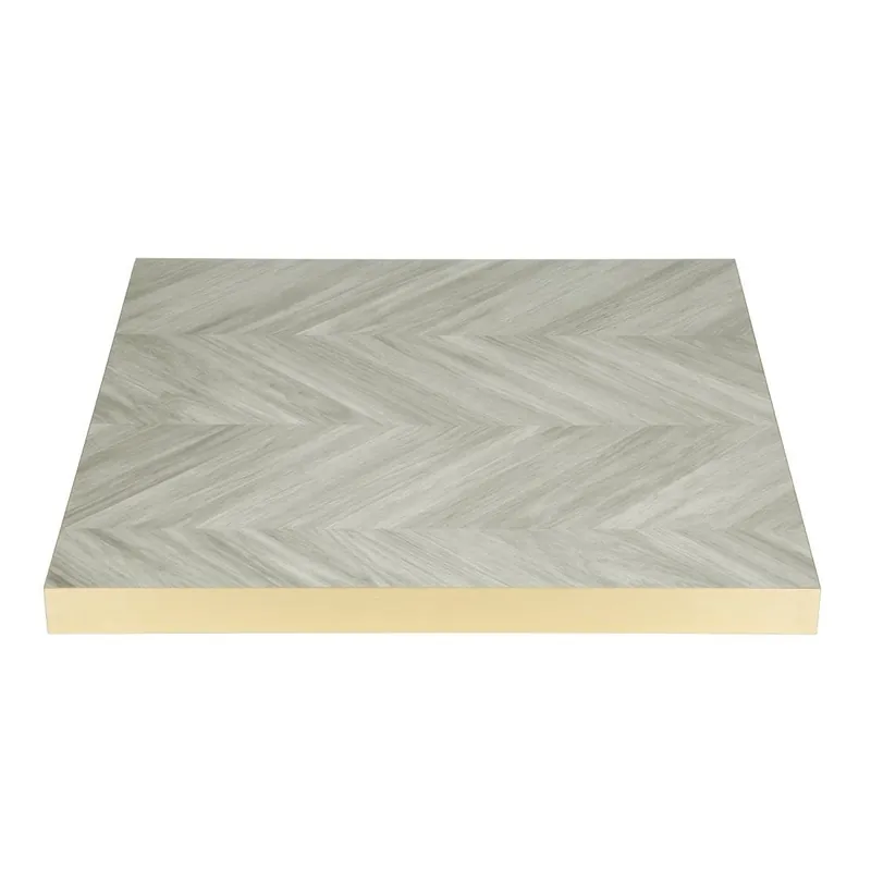 Bolero voorgeboord tafelblad chevron design 700 mm Populair