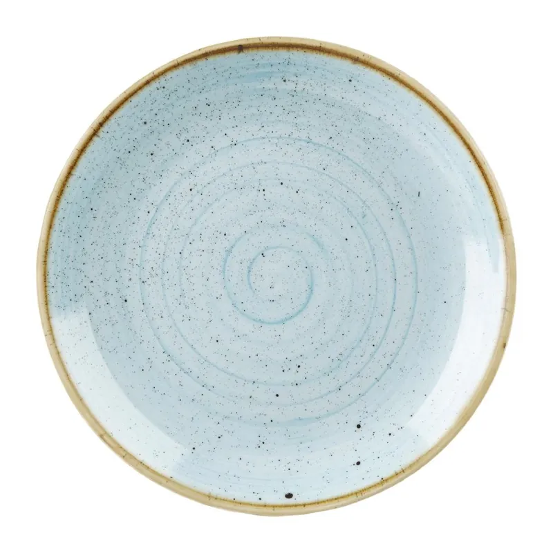 Goedkoop Churchill Stonecast Duck Egg Evolve coupe bord 28.8 cm pak van 12