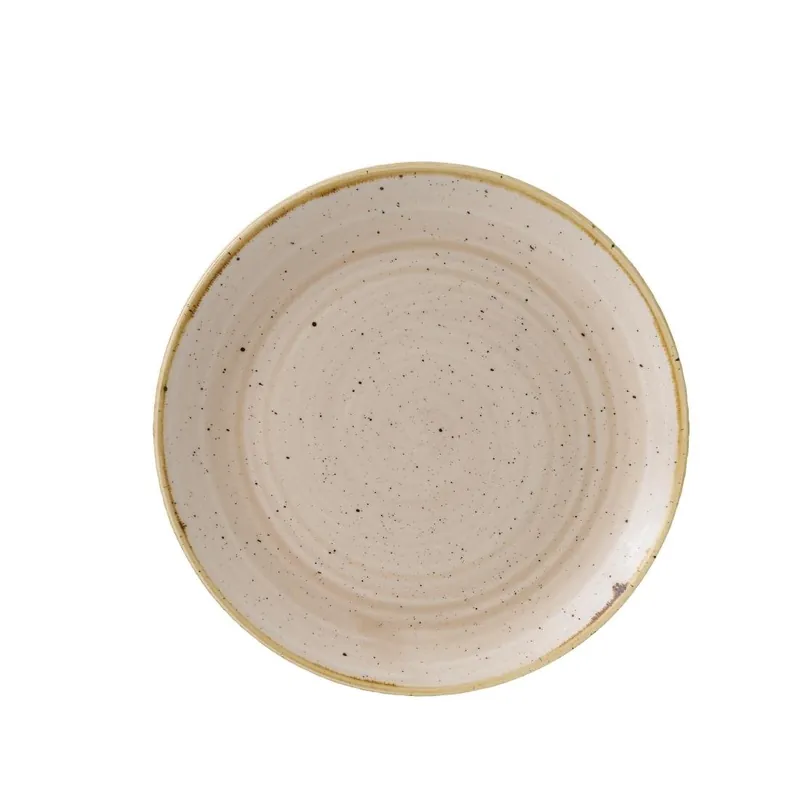 Churchill Stonecast Nutmeg Cream Evolve coupe bord 22 cm pak van 12 Bestel Nu