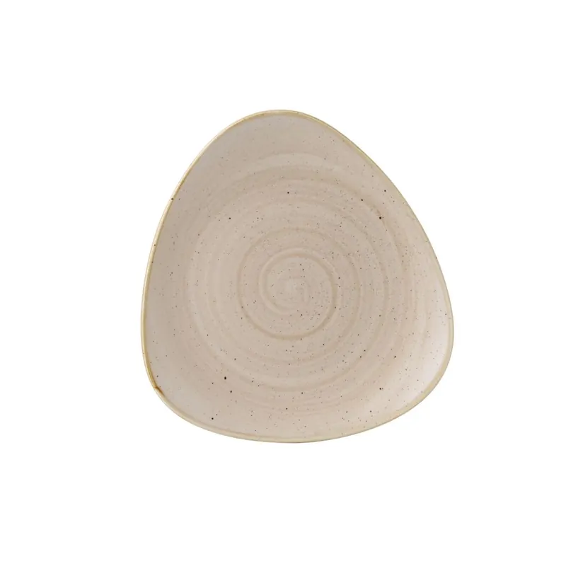 Merkproduct Churchill Stonecast Nutmeg Cream Lotus bord 22.9 cm pak van 12