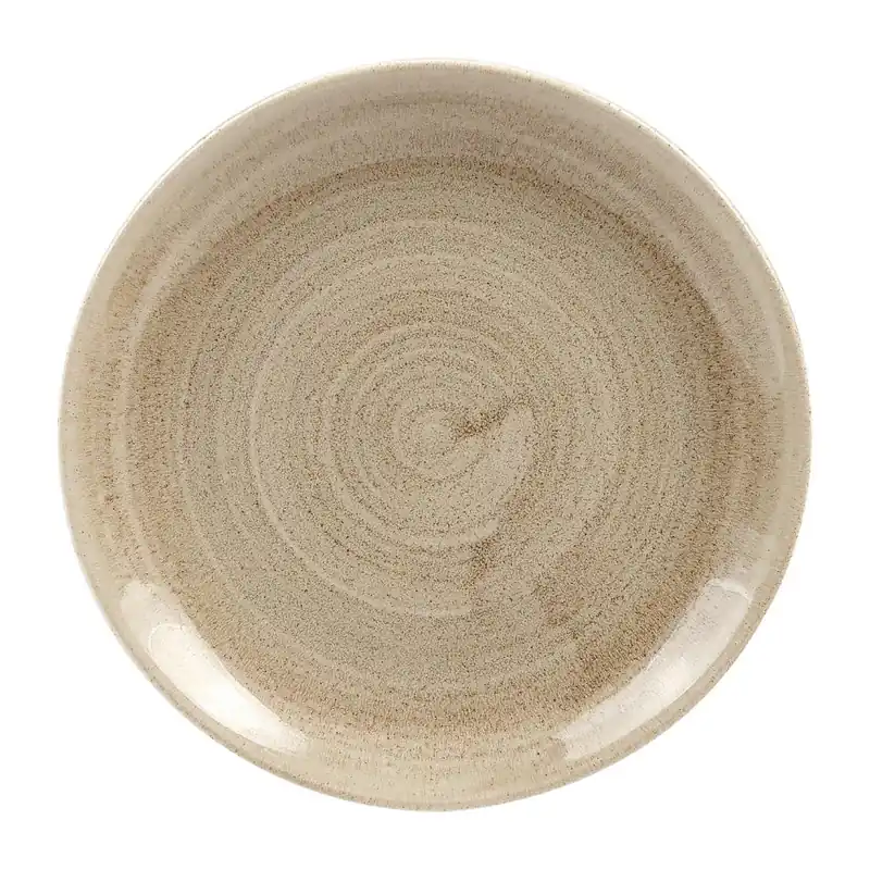 Churchill Stonecast Patina Antique Taupe Coupe Evolve coupe bord 32.4 cm pak van 11 Lage Prijs