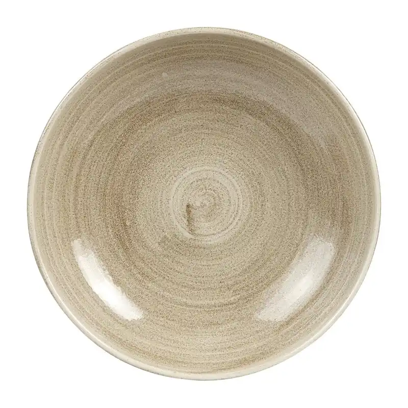 Koop Online Churchill Stonecast Patina Antique Taupe Coupe Evolve coupe bord 32.4 cm pak van 8