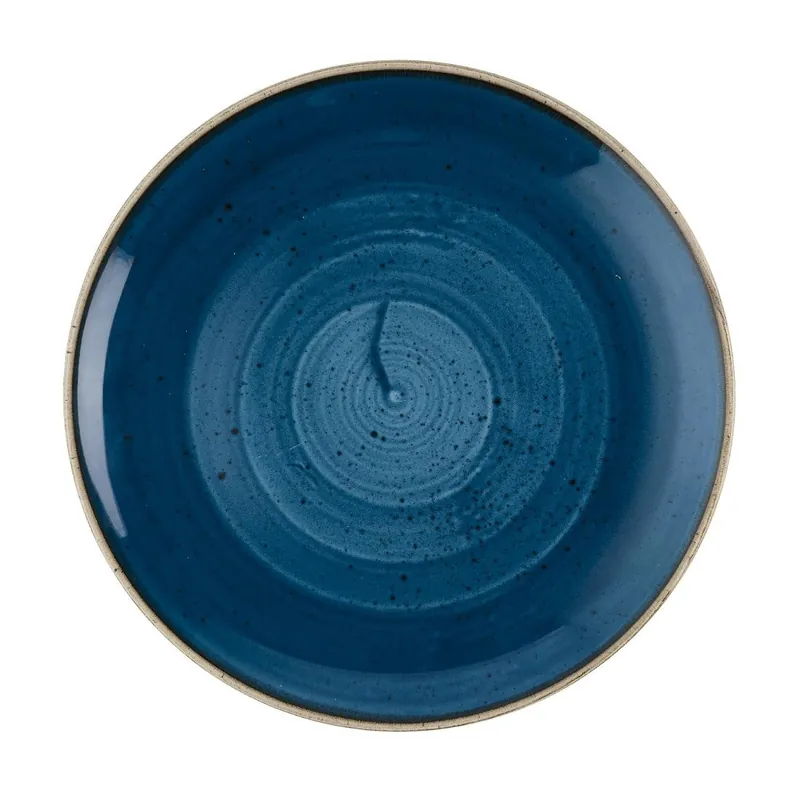Goedkoop Churchill Stonecast Java Blue Evolve coupe bord 26 cm pak van 12