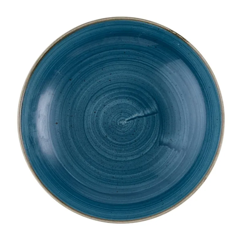 Dagaanbieding Churchill Stonecast Java Blue Evolve coupe kom 24.8 cm pak van 12