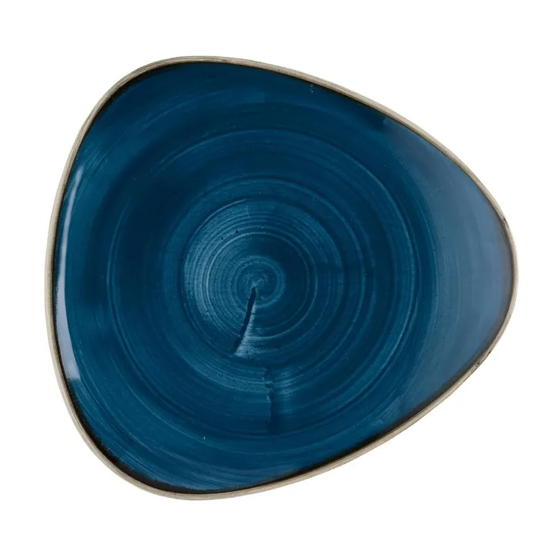 Dagaanbieding Churchill Stonecast Java Blue Lotus bord 22.9 cm pak van 12