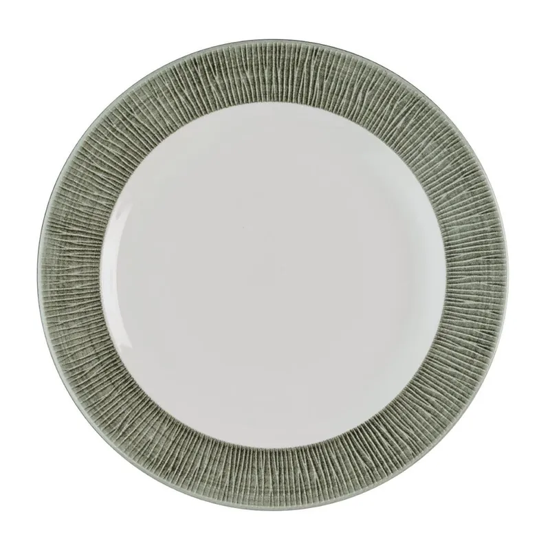 Churchill Bamboo Ceramic Spinwash Alpine bord 27.6 cm pak van 12 Betaalbaar