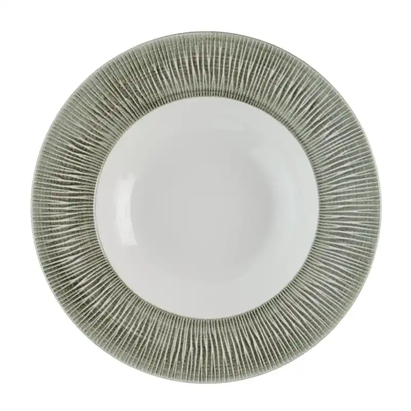Churchill Bamboo Ceramic Spinwash Alpine bord 27.6 cm pak van 18 Finale Uitverkoop