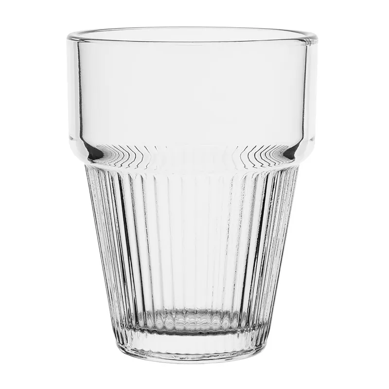 Hoge Kwaliteit Olympia geribbelde stapelbare tumblers 150ml (verpakking van 6)