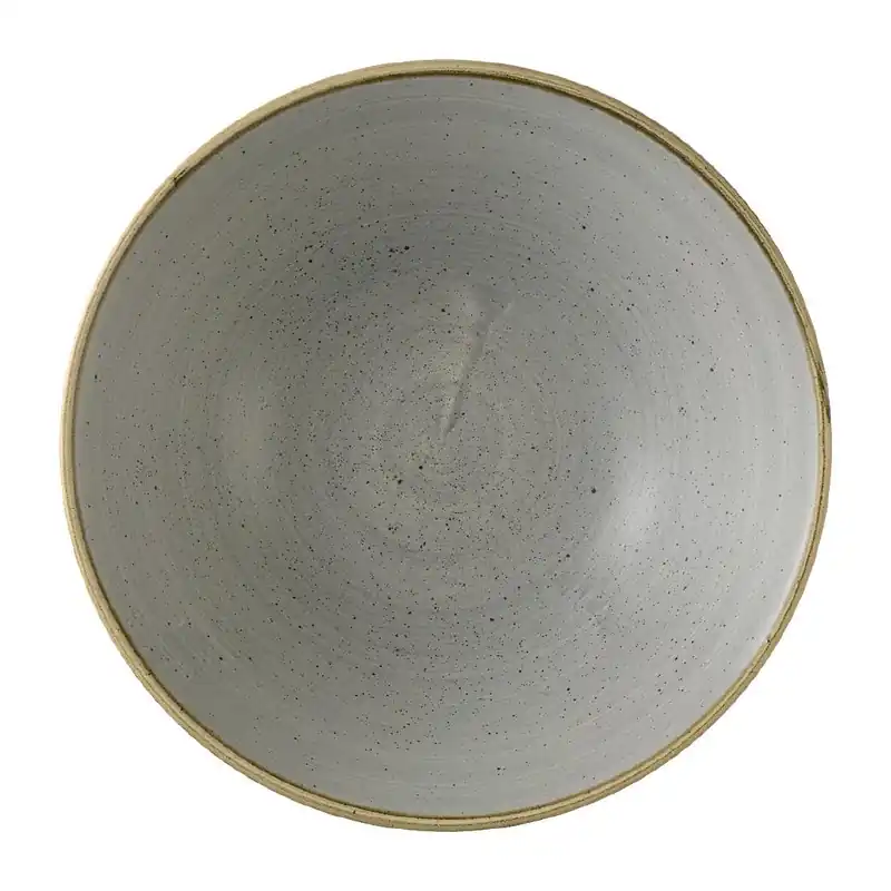 Dagaanbieding Churchill Stonecast Grey Cappuccino Evolve diepe coupe kom 19.1 cm pak van 6