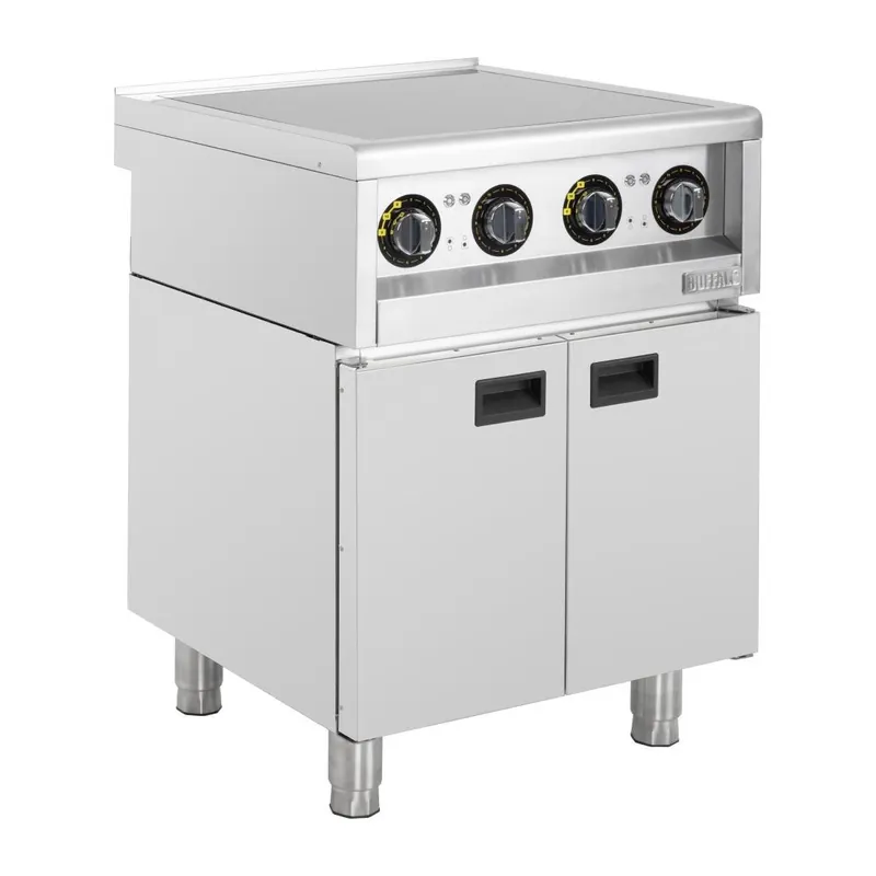 Buffalo 600 serie 4 zone vrijstaande inductiekookplaat 2x 3kw Goedkoop