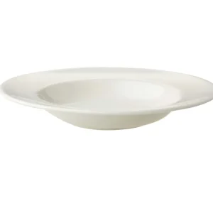 Bord diep 071 Lux 23 cm Offwhite Porselein Uitverkoop