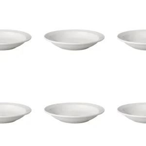 Bord diep smalle rand Budgetline 21.5 cm Wit Porselein Weekendaanbieding