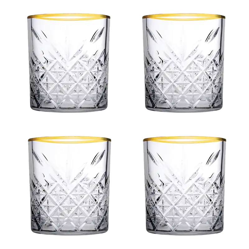 Tumbler met gouden rand Timeless 34.5 cl Goud Betaalbaar