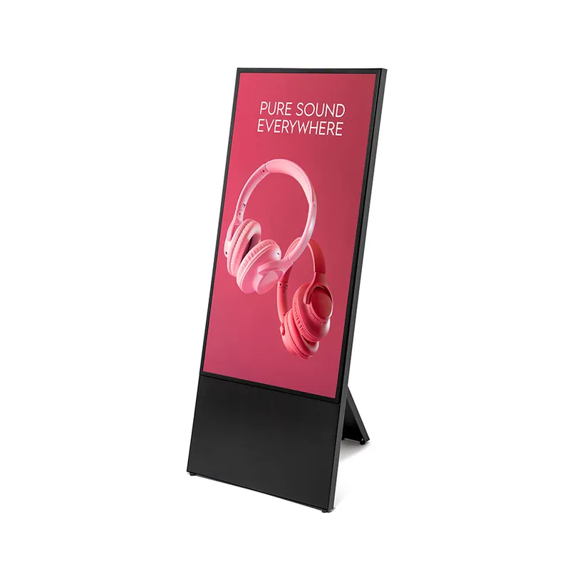 Must-Have StreamLine Digitale A-Bord Met 43" Samsung Scherm Zwart