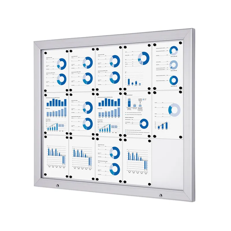 Vergrendelbaar Notitiebord Outdoor Alpha SCA 15 x A4 Koopje