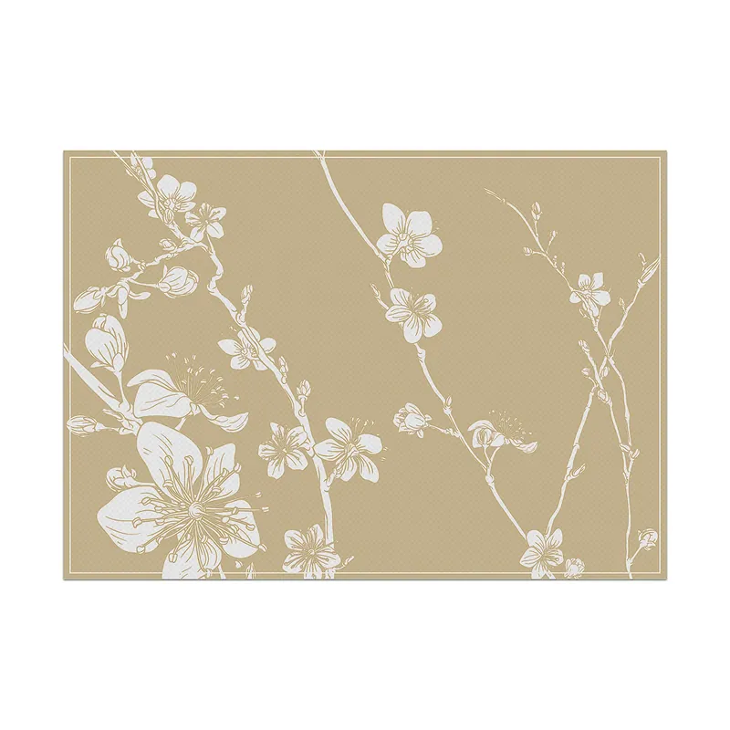 Placemat Abstracte Japanse Kersenbloesem Beige Superprijs