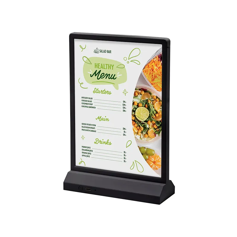 T Stand LED A5 Zwart Bestseller