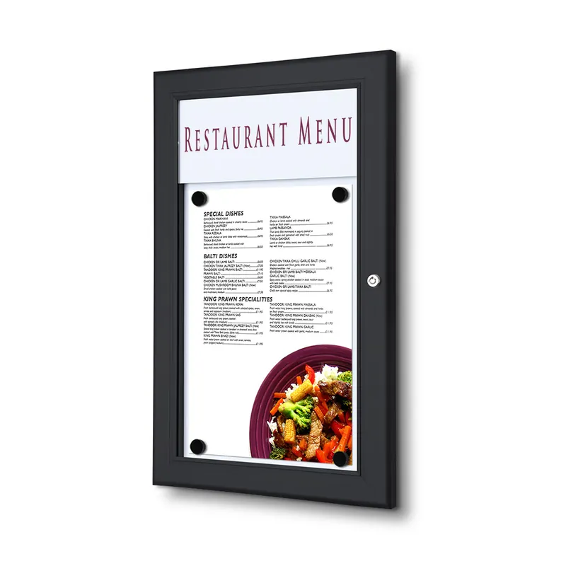 Outdoor Menubord Met Logo Paneel 1x A4 Staand Hete Deal