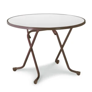 Lage Prijs Dublin Klaptafel rond ø100cm Bruin
