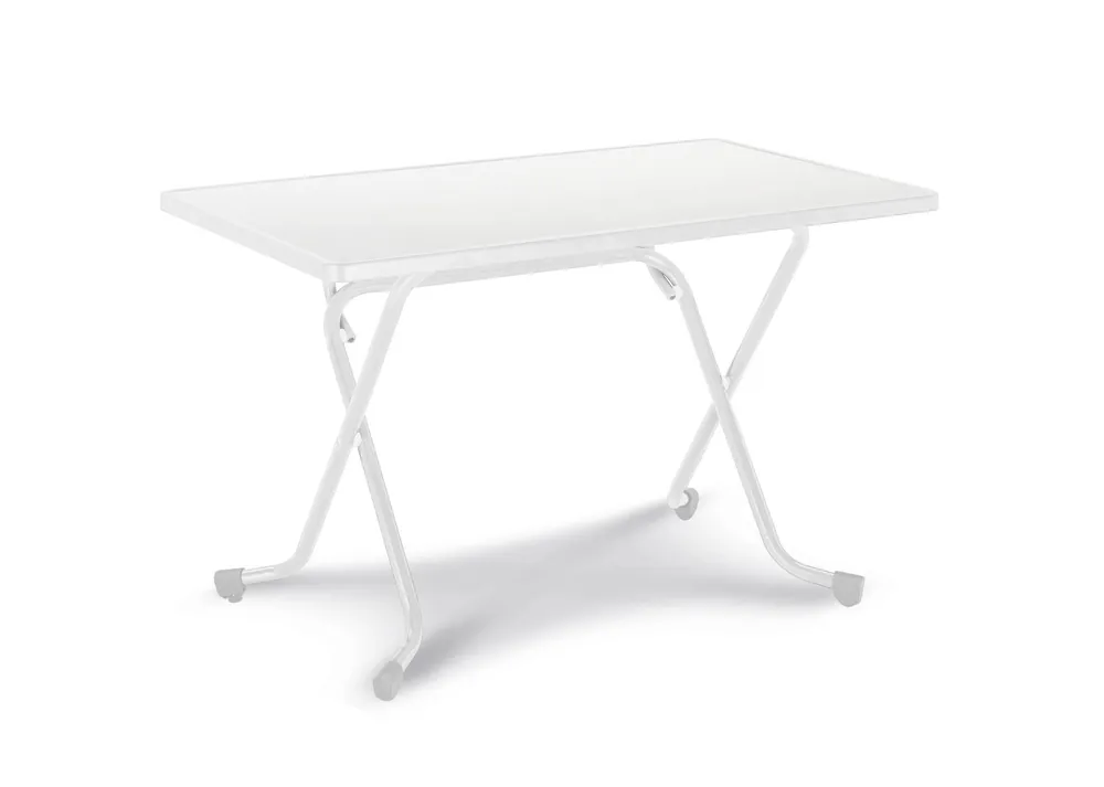 Snelle Levering Madrid Klaptafel rechthoekig 110x70cm Wit