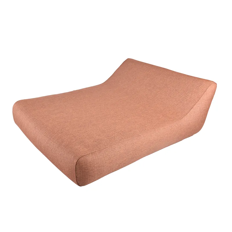 Fabrieksprijs Vivero Opblaasbaar 2-persoons ligbed met hoge rugleuning Terracotta