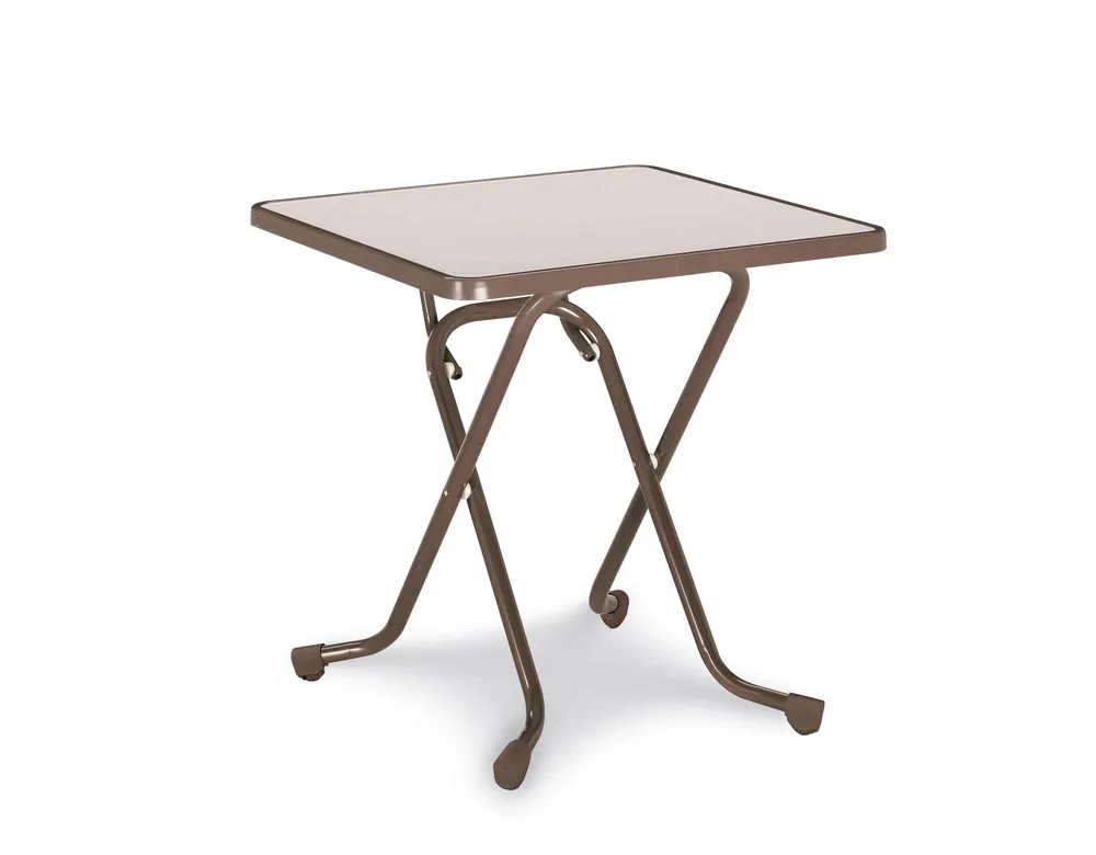 Madrid Klaptafel vierkant 67x67cm Bruin Populair