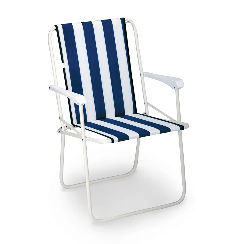 Koop Vandaag Chiemsee Klapstoel camping Wit - Blauw