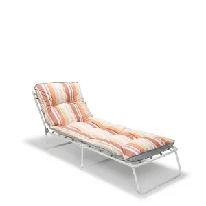 Wörthersee Ligbed camping Wit - Terracotta Finale Uitverkoop