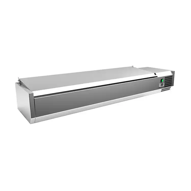 Gastro-Inox RVS opzetkoeling 7x GN 1/3 met deksel Superprijs