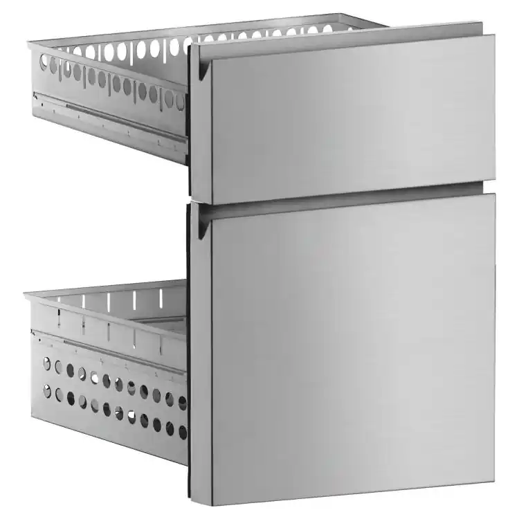 Goedkoop Marecos RVS ladenkit werkbank 700mm diep, 1x 2/3 + 1x 1/3