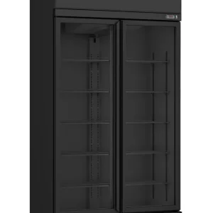 Rechtstreeks Van De Fabrikant Koelkast 2 Glasdeuren Zwart Irm-770R Bl