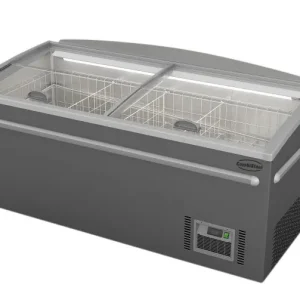 Gecertificeerd Supermarkt Vrieskist Grijs Kop Element Automatische Ontdooiing
