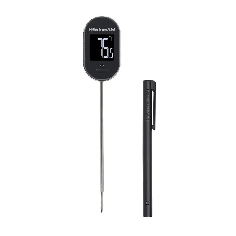 Gratis Retour Kitchenaid Globaal Zwenkbare Digitale Thermometer Zwart