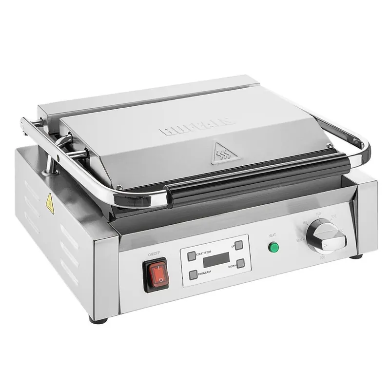Buffalo Extra Grote Contactgrill Enkelvoudige Vlakke Plaat Direct Verzonden