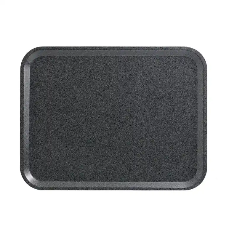 Speciale Aanbieding Cambro Capri Dienblad Houtskoolkleur Gladde Oppervlakte 340x460mm
